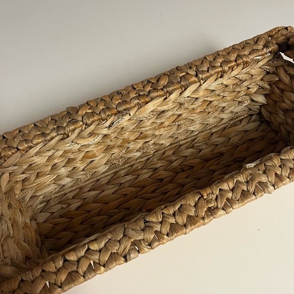 Woven Rectangular Basket - Picture 5 of 11
